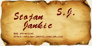 Stojan Jankić vizit kartica